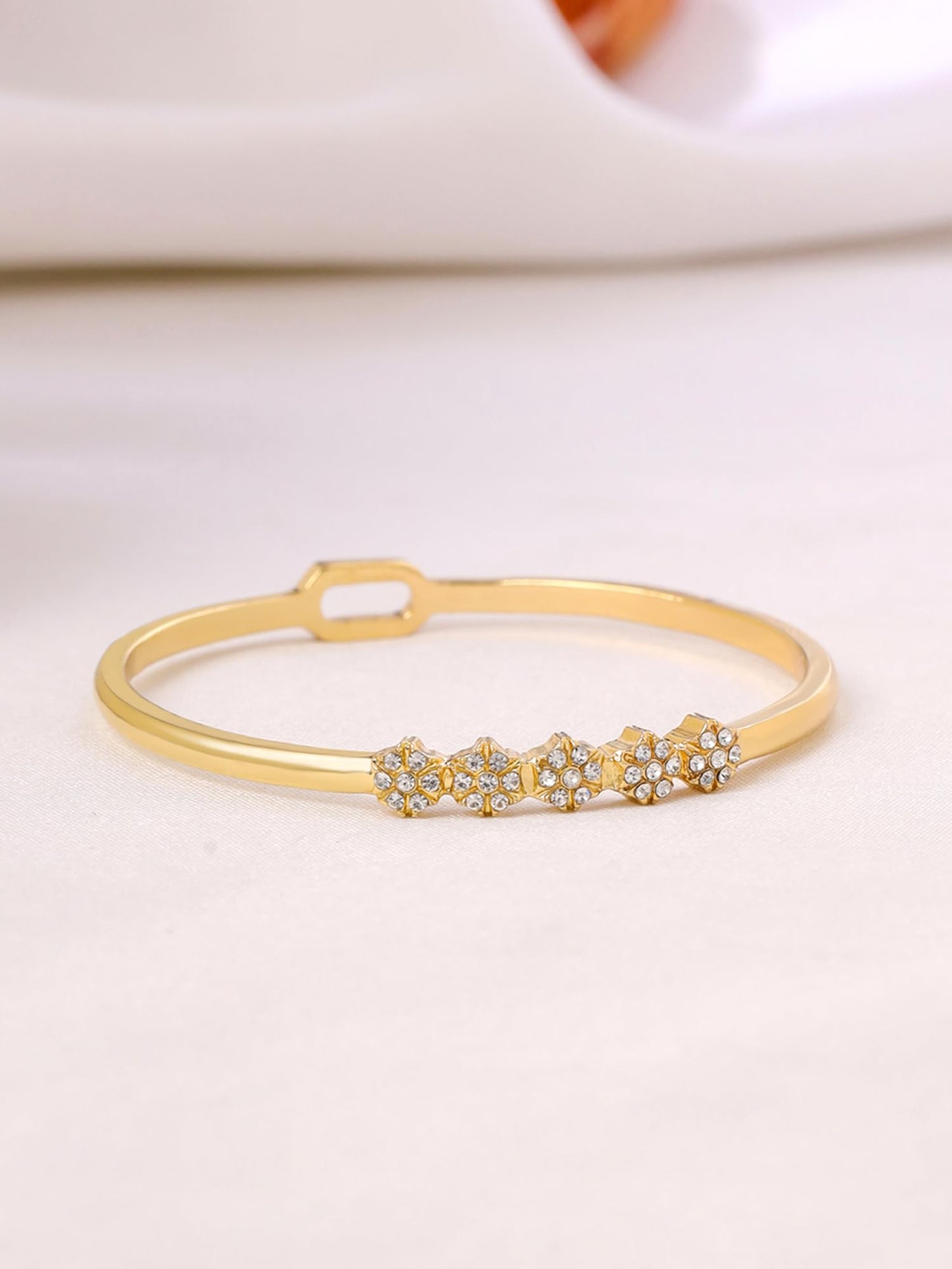 Yellow Chimes Bangle Bracelet For Woman | Fashion Golden Bracelet For Women Hand Accessories For Women | Crystal Bangles Bracelets for Girls | Birthday Gift for Women Anniversary Gift for Wife