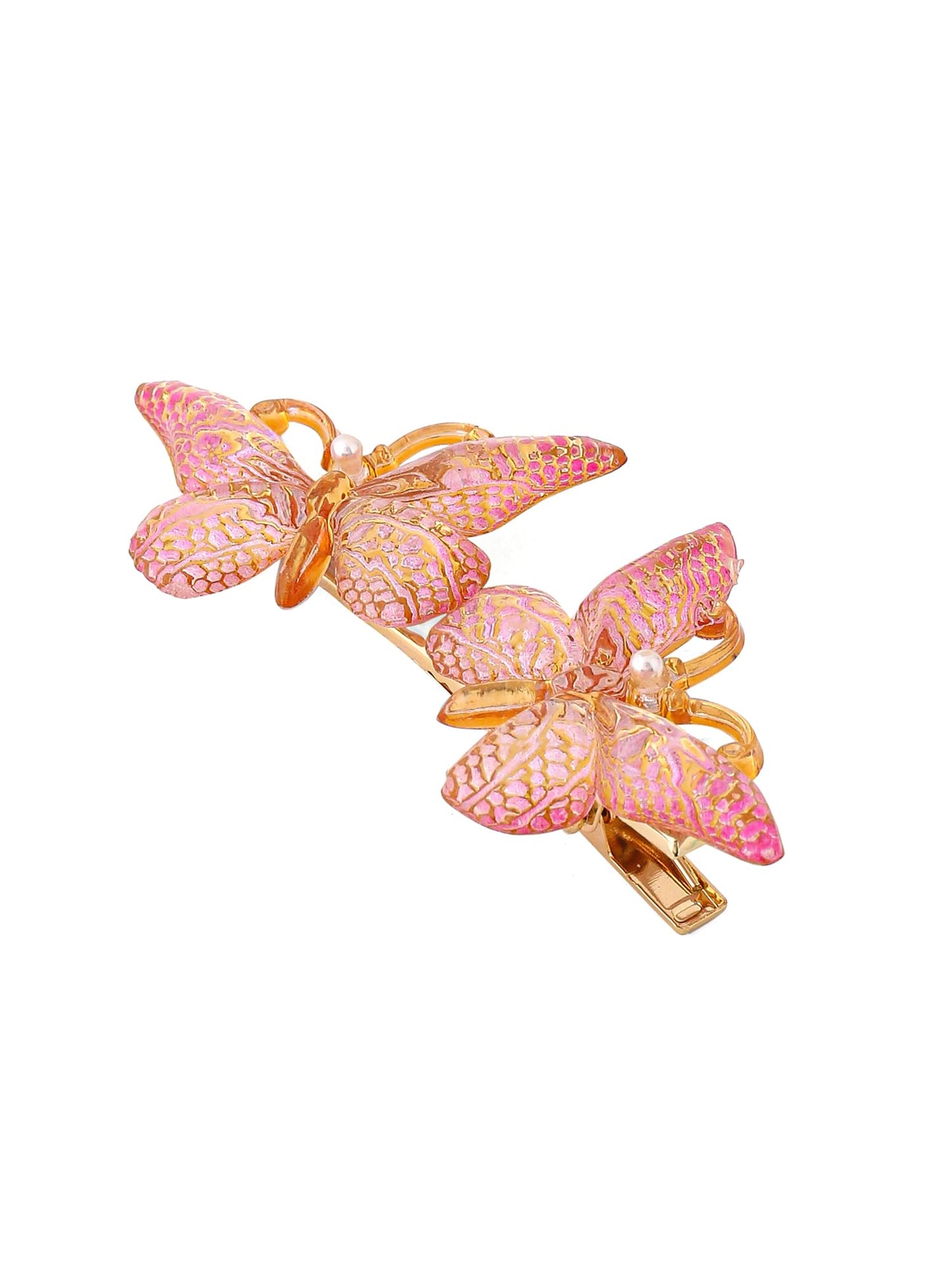 Yellow Chimes Hair Clips for Women Girls Hair Accessories for Women Butterfly Hair Clip 2 Pcs Hair Clips for Girls Hairclips Alligator Clips for Hair Pins for Women and Girls Gift For Women & Girls