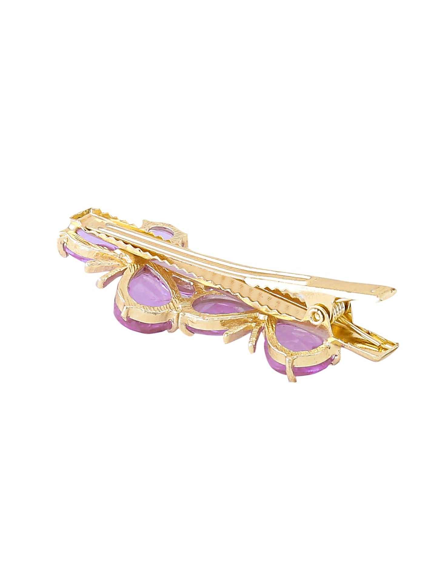 Yellow Chimes Hair Clips for Women Girls Hair Accessories for Women Purple Crystal Hair Clip Butterfly Hair Clips for Girls Hairclips Alligator Clips for Hair Pins for Women and Girls Gift for Women