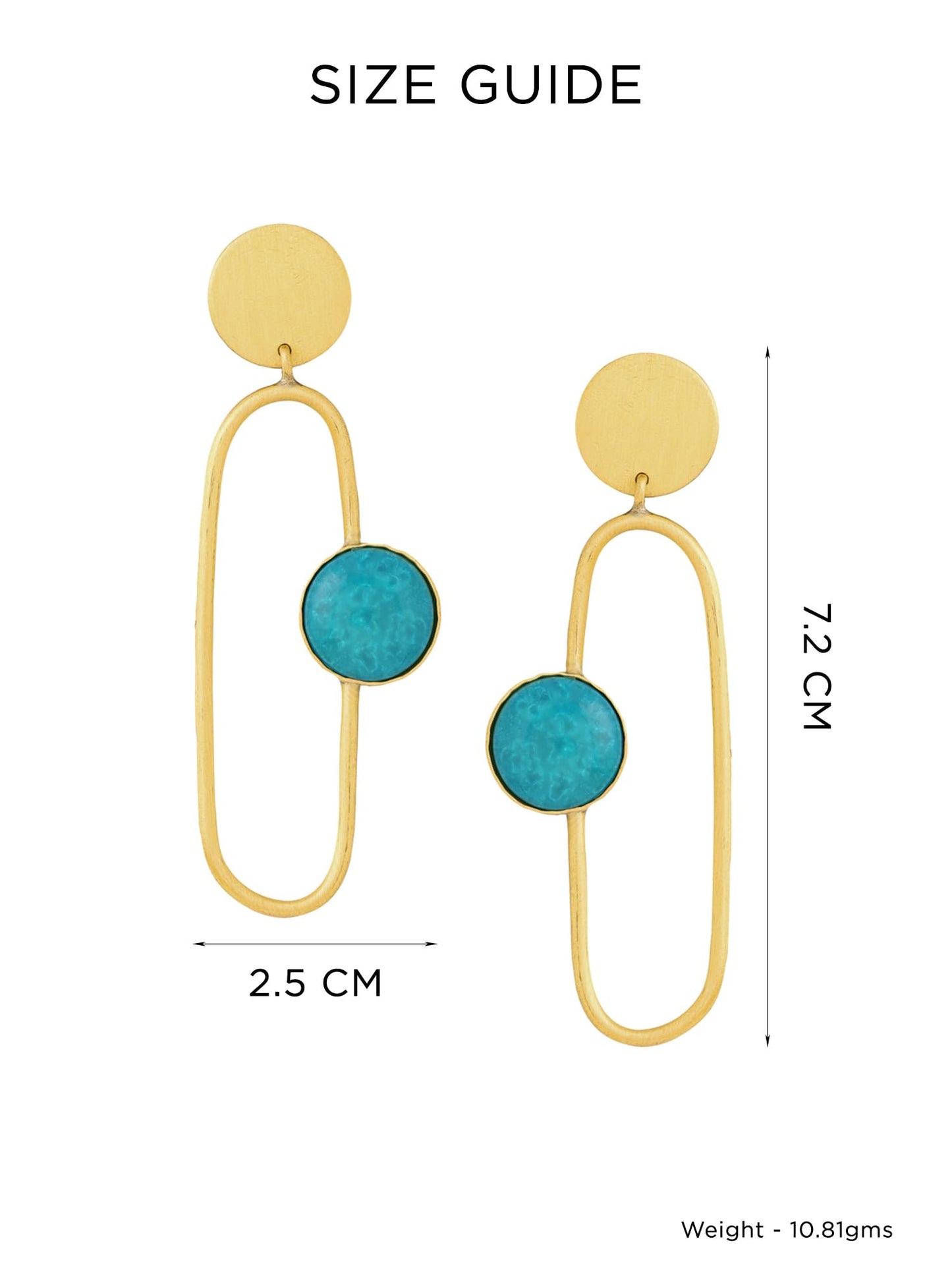 Yellow Chimes Dangler Earrings For Women | Fashion Golden Women Earrings | Blue Stone Gold Plated Long Dangler Earrings For Girls | Birthday Gift for Girls Anniversary Gift for Women