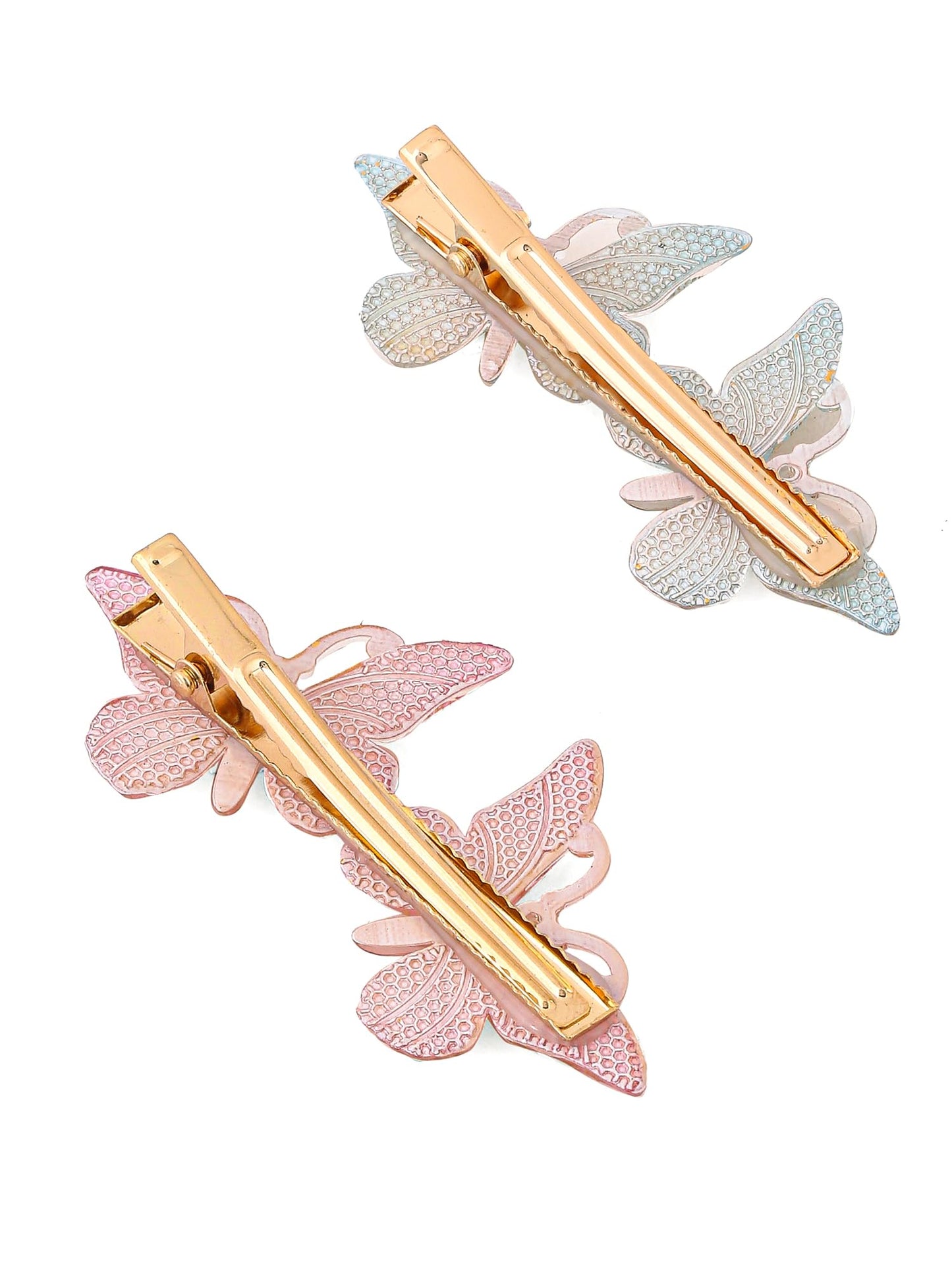 Yellow Chimes Hair Clips for Women Girls Hair Accessories for Women Butterfly Hair Clip 2 Pcs Hair Clips for Girls Hairclips Alligator Clips for Hair Pins for Women and Girls Gift For Women & Girls