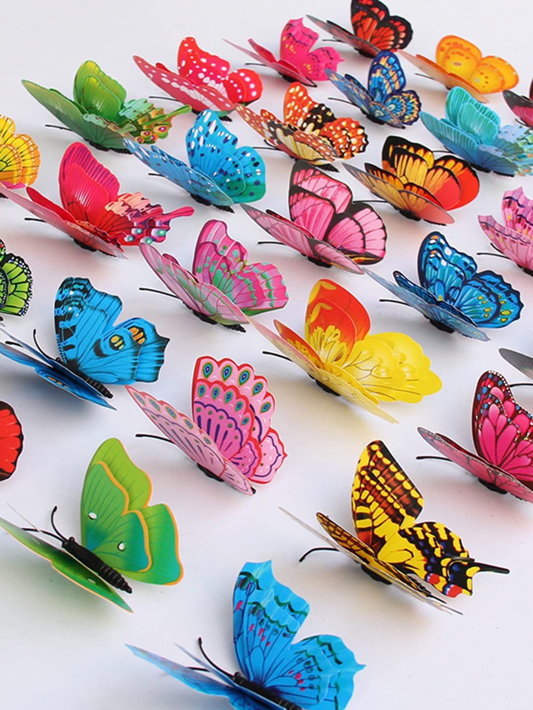 Melbees by Yellow Chimes Hair Clips for Girls Kids Hair Clip Hair Accessories for Girls Baby's Set of 12 Pcs Butterfly Alligator Clips for Girls Hair Clips for Baby Girls Alligator Clips