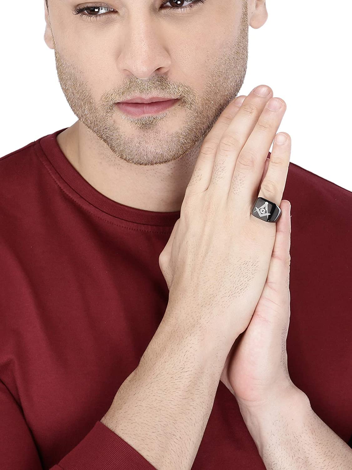 Wearing Rings Casual Rings Mens Yellow Chimes Rings For Men Rock