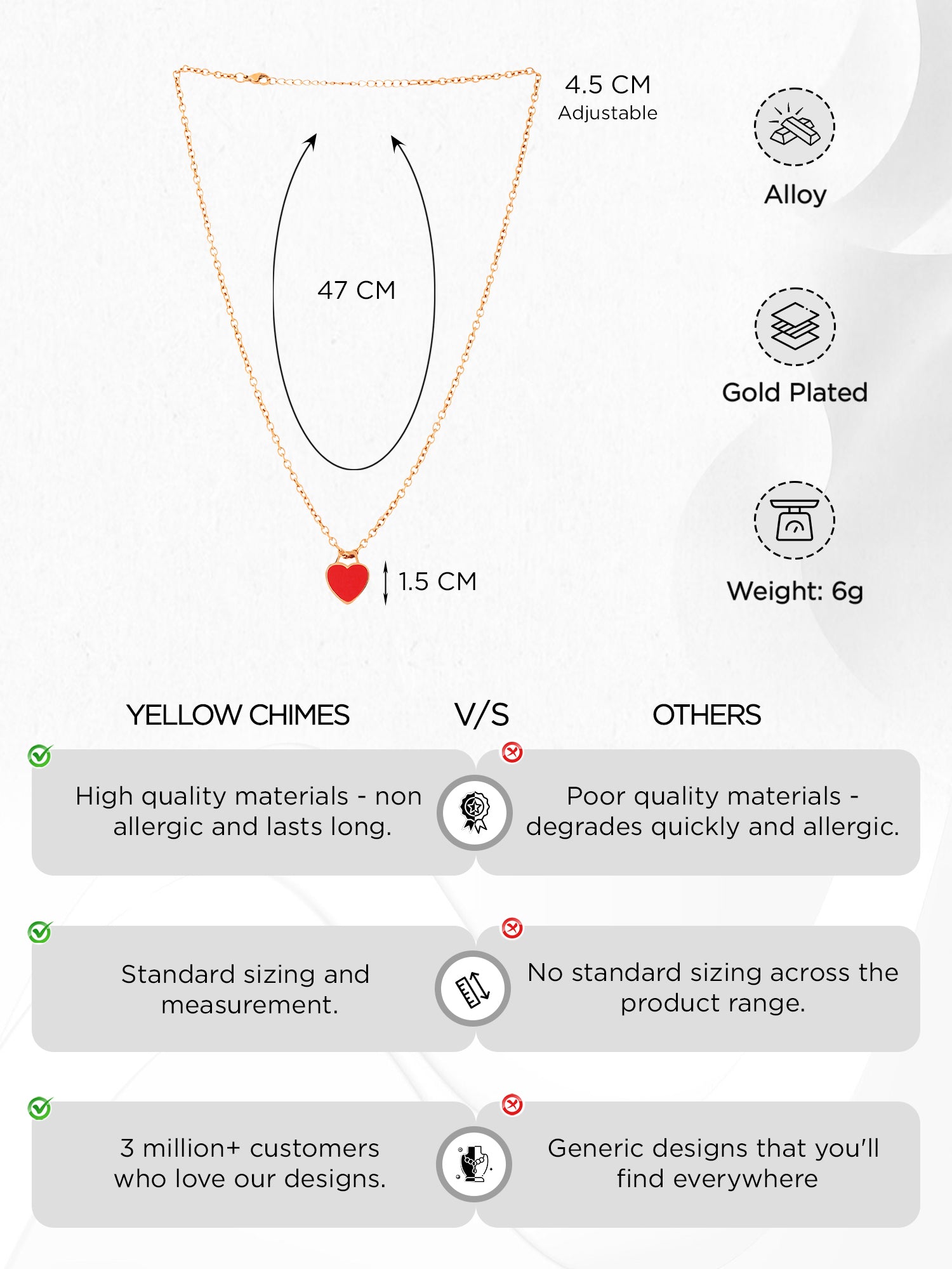 Contemporary Style Women Pendant - Red