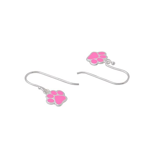 Raajsi by Yellow Chimes 925 Sterling Silver Drop Earring for Girls & Kids Melbees Kids Collection Paw Designed |Birthday Gift for Girls Kids | With Certificate of Authenticity & 6 Month Warranty