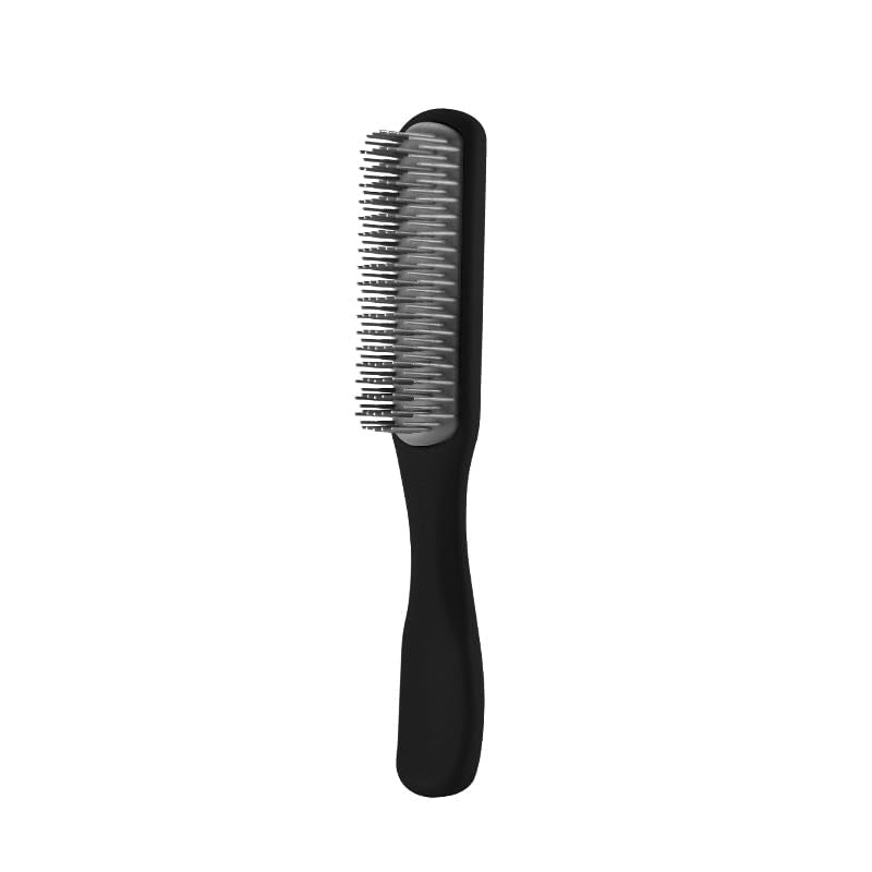 Yellow Chimes Flat Hair Brush with Strong & Flexible Bristles | Curl Defining Brush for Thick Curly & Wavy Hair | Small Size | Hair Styling Brush for Women & Men