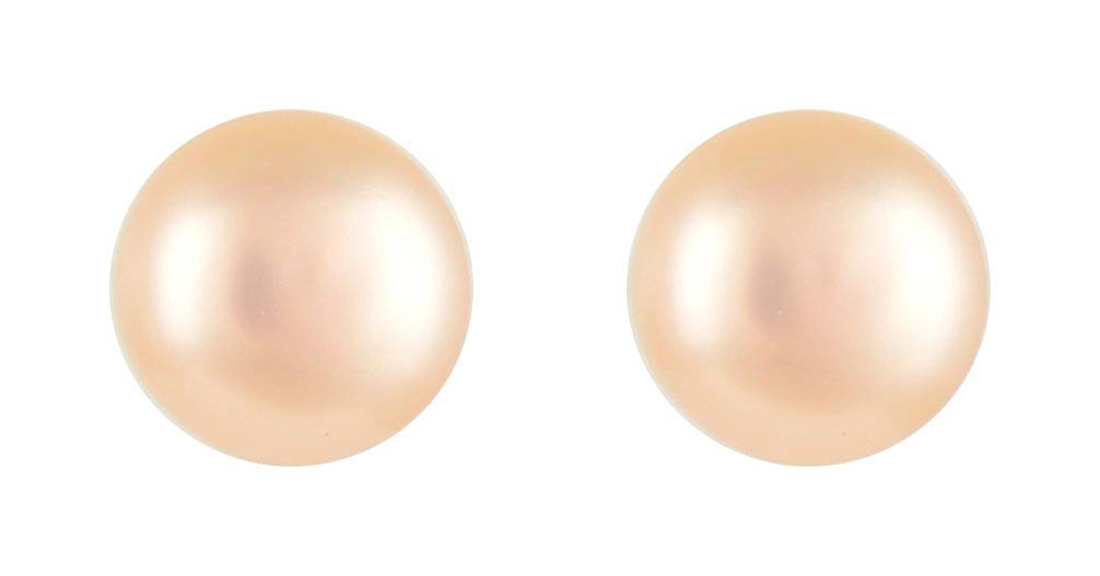 Yellow Chimes Classic Adorable Original Freshwater Pearl's Beauty Stud Earrings for Women and Girls (Gold)