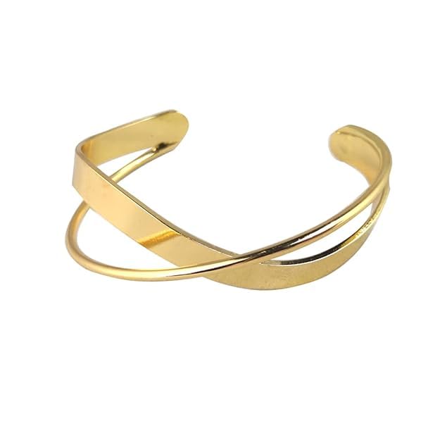 Kairangi Bracelet For Women Gold Toned Sophisticated Kada Bracelet For Women and Girls