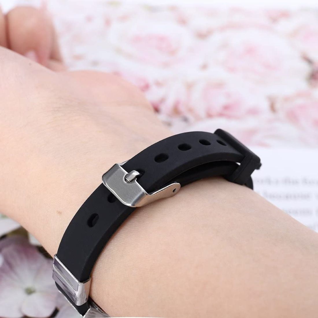 Kpop BTS Stainless Steel Silicon Wristband Unisex Bracelet