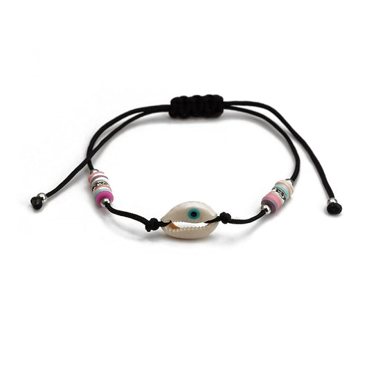 Yellow Chimes D'vine Collection Natural Beads Reiki Healing Adjustable Om Evil Eye Bracelet for Women and Men