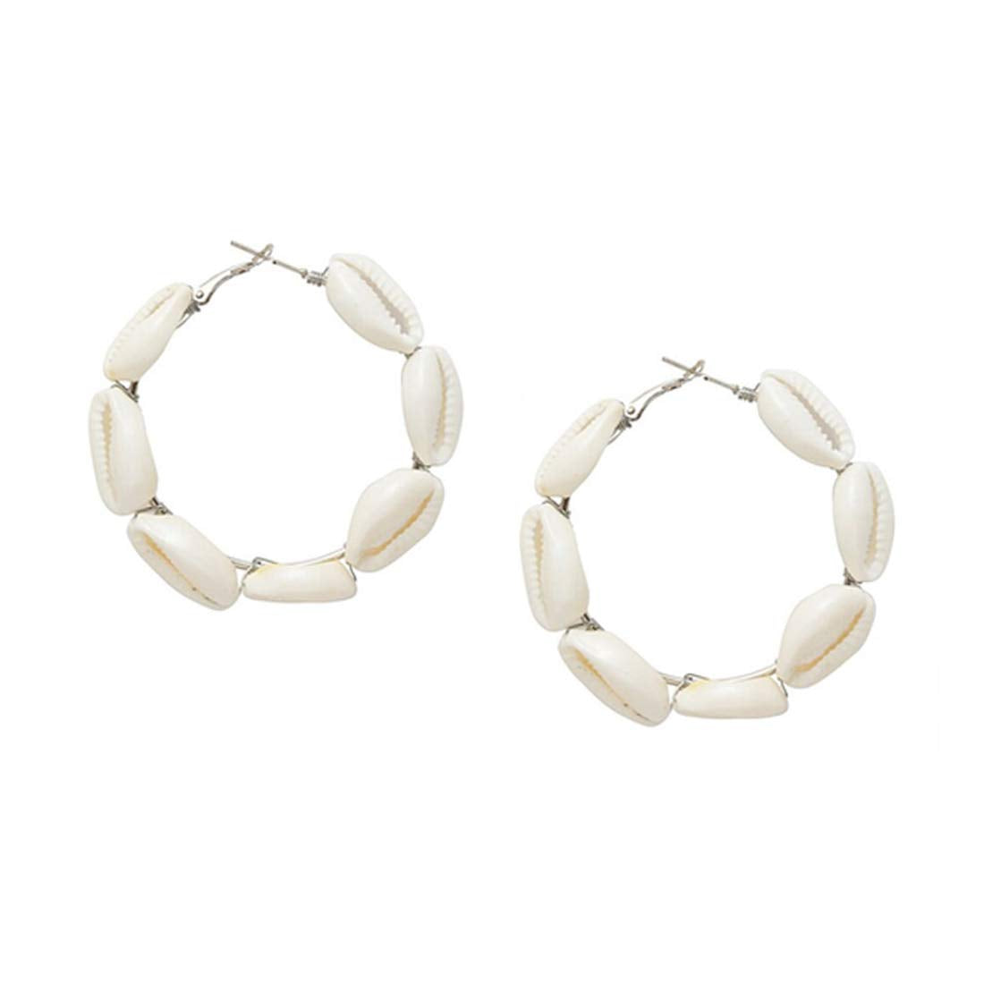 Yellow Chimes Hoop Earrings for Women Combo of 3 Pairs Latest Collection Pearl Hoop Earrings Set for Women and Girls