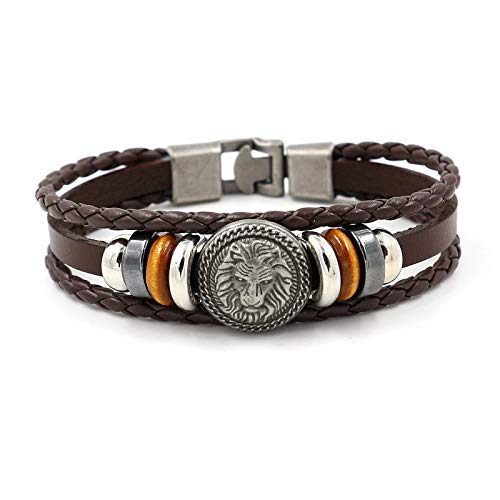 Lion deals leather bracelet