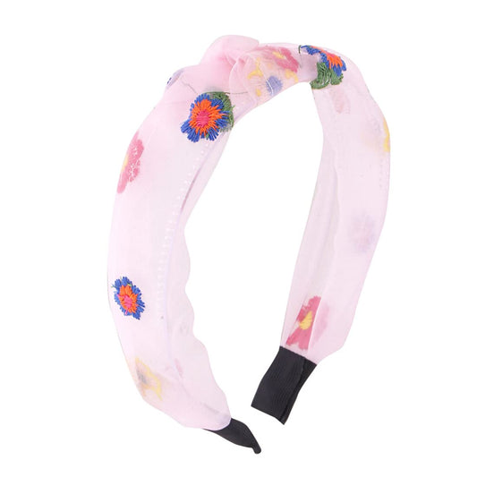 Yellow Chimes Hair Band for Women Girls Hair Accessories for Women Solid Headband for Women Knot Fabric Hair Band for Girls Floral Headband Cross Knot Hair Bands Elastic Hair Accessories for Women