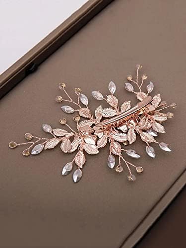 Kairangi Bridal Hair Vine for Women and Girls Bridal Hair Accessories for Wedding Comb Pin for Women Headband Hair Accessories Wedding Jewellery for Women Head band for Girls (Design 6)