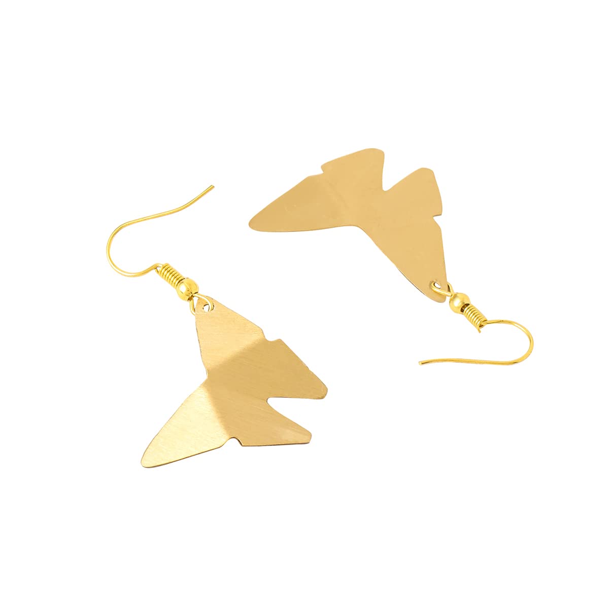 Yellow Chimes Pendant for Women and Girls Pendant Set for Girls |Gold Toned Butterfly Designed Pendant and Earrings Set for women | Birthday Gift for girls and women Anniversary Gift for Wife