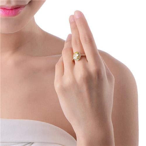 Yellow Chimes Fancy Party Ware Alloy Crystal Gold-Plated Ring for Women & Girls