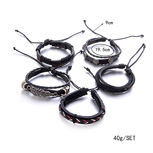 New Fashion Embossed Leather Bracelet Infinity Symbol - Temu
