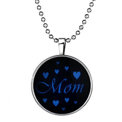 YELLOW CHIMES Mother's love Special Glow-in-the-Dark Heart Pendant for Women