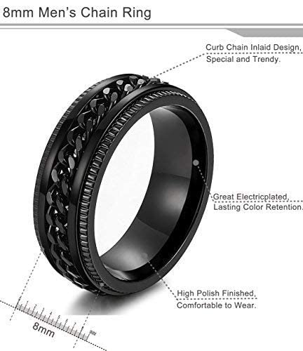MEENAZ finger ring rings for men boys boyfriend gents design valentine gift  party love Metal, Alloy, Steel, Stainless Steel Titanium, Black Silver  Plated Ring Price in India - Buy MEENAZ finger ring