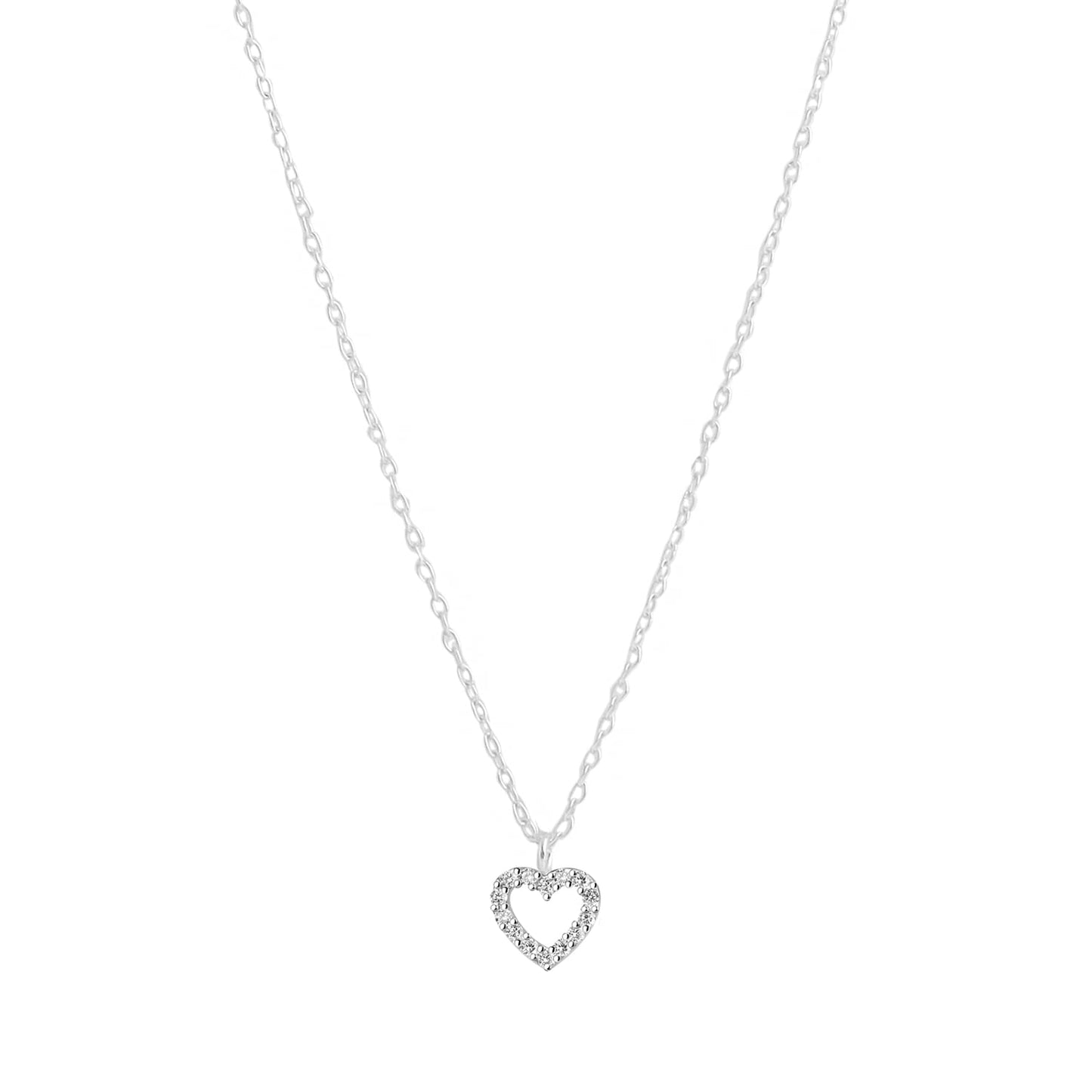 Raajsi by Yellow Chimes 925 Sterling Silver Pendant for Girls & Kids Melbees Kids Collection Heart Design | Birthday Gift for Girls Kids | With Certificate of Authenticity & 6 Month Warranty