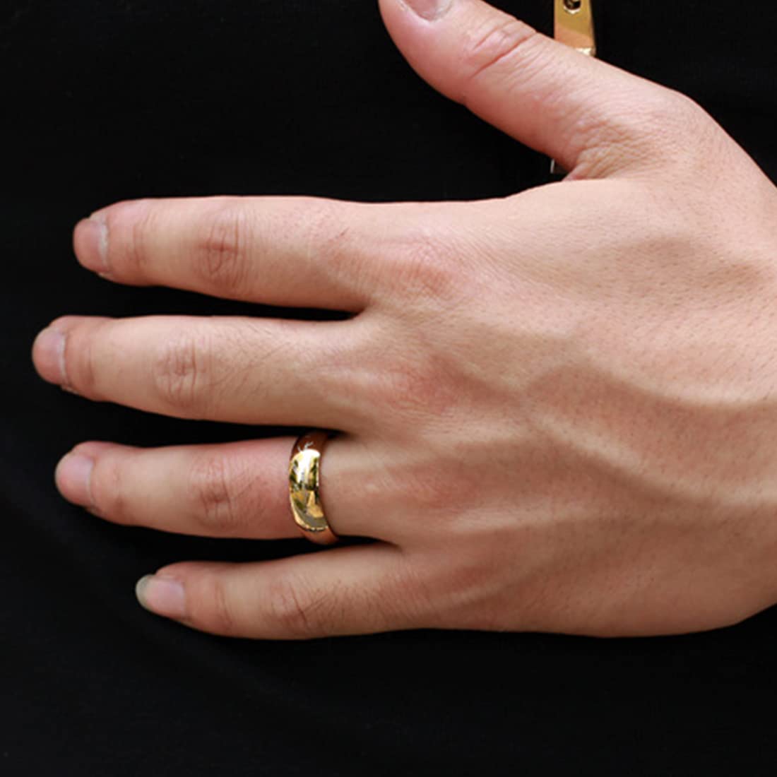 Mens 10K White Yellow Gold Initial Alphabet T Fashion Boys Ring Band Size  10 | eBay