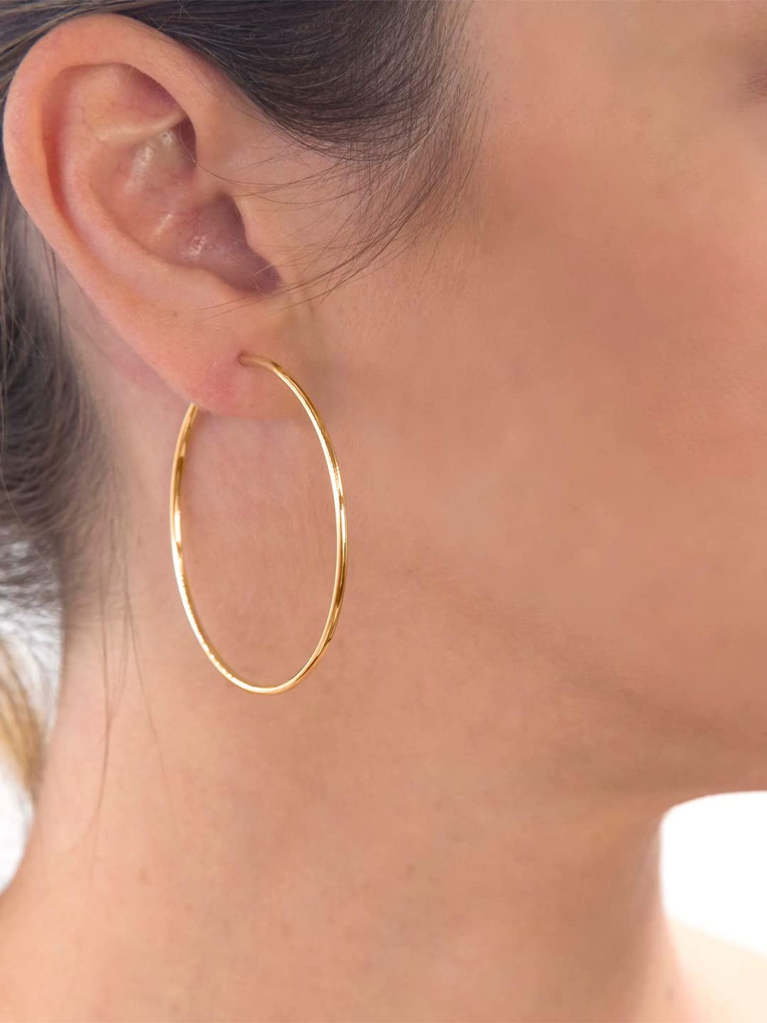 Yellow Chimes Earrings for Women and Girls Fashion Golden Hoop Earrings | 6 Pairs Gold Toned Geometric Hoops Earring Set | Birthday Gift for Girls & Women Anniversary Gift for Wife