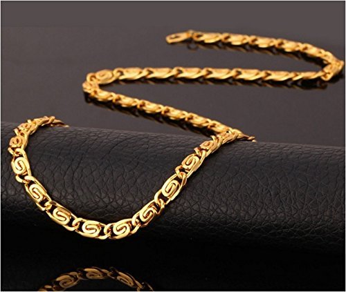 Yellow Chimes Gold-Plated Latest Fashion Stylish And Trendy Classic Design Most Demanding Figaro Neck Chains for Men and Boys