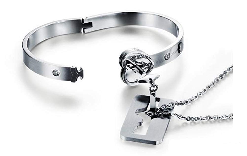 Stainless Steel Bracelet Ladies Pendant | Punk Stainless Steel Chain  Bracelet - Bracelets - Aliexpress