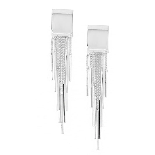 Yellow Chimes Earrings For Women Gold Toned Crystal Dangler Earrings For Women and Girls