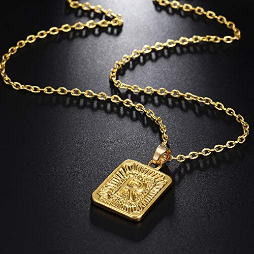 Yellow Chimes Gold Plated Alphabet 'R' Statement Pendant Necklace for Men and Women