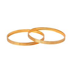 Yellow Chimes Bangles for Women and Girls Traditional Gold Bangles for women Gold Plated Bangles for girls | Lines Designed Bangles | Birthday Gift For girls and women Anniversary Gift for Wife