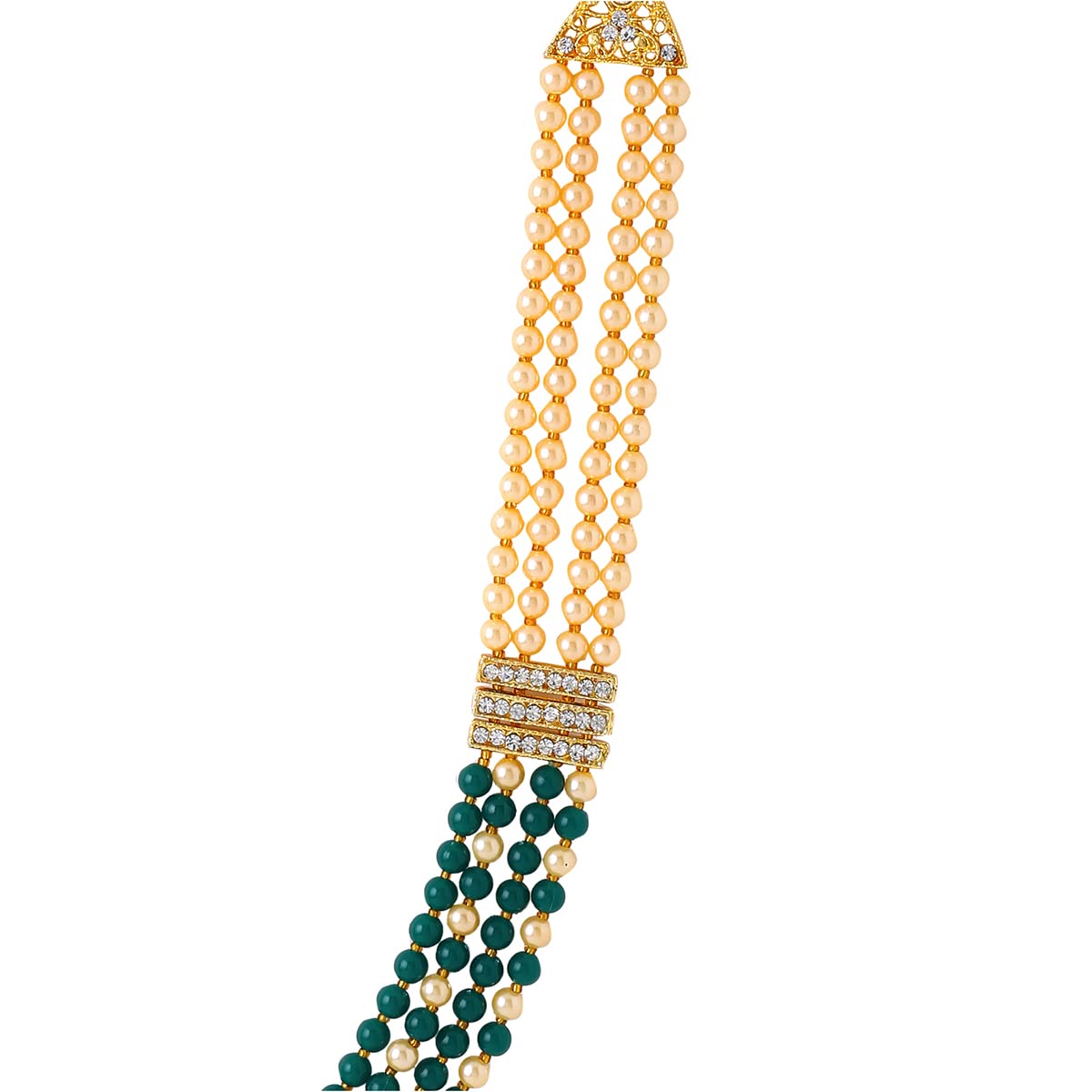 Yellow Chimes Dulahmala For Mens Pearl Necklace Jewellery for Groom Dulha Moti Mal Haar For men