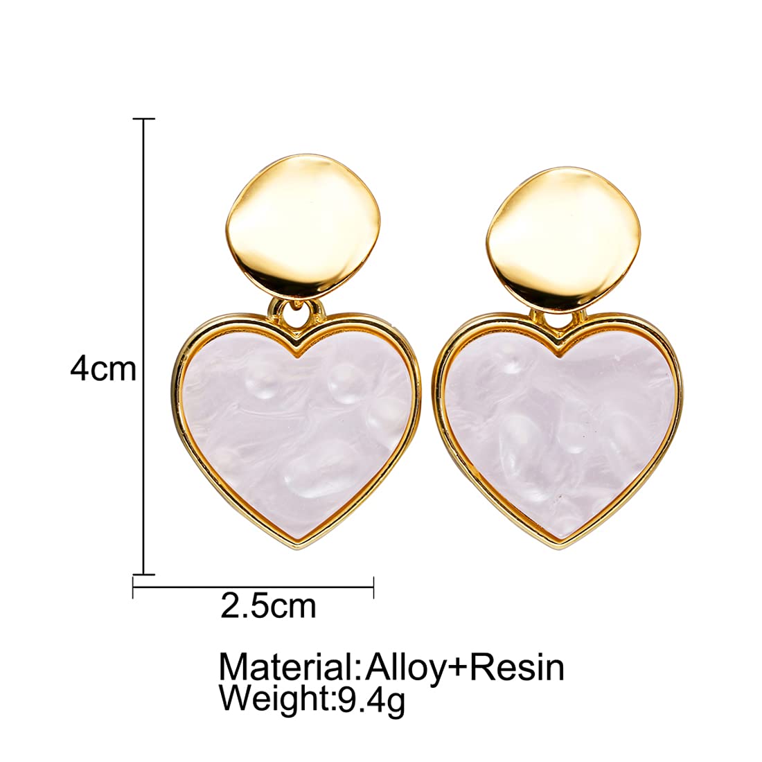 Yellow Chimes Combo Latest Fashion Gold Plated Geometric Shape Design Hoop Dangler Earrings for Women and Girls (Design 8)