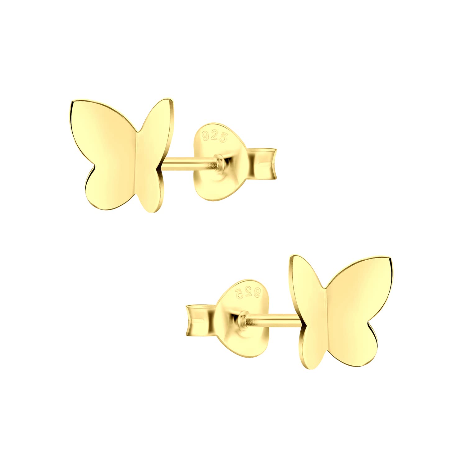 Raajsi by Yellow Chimes 925 Sterling Silver Stud Earring for Girls & Kids Melbees Kids Collection Butterfly Designed |Birthday Gift for Girls Kids | With Certificate of Authenticity & 6 Month Warranty
