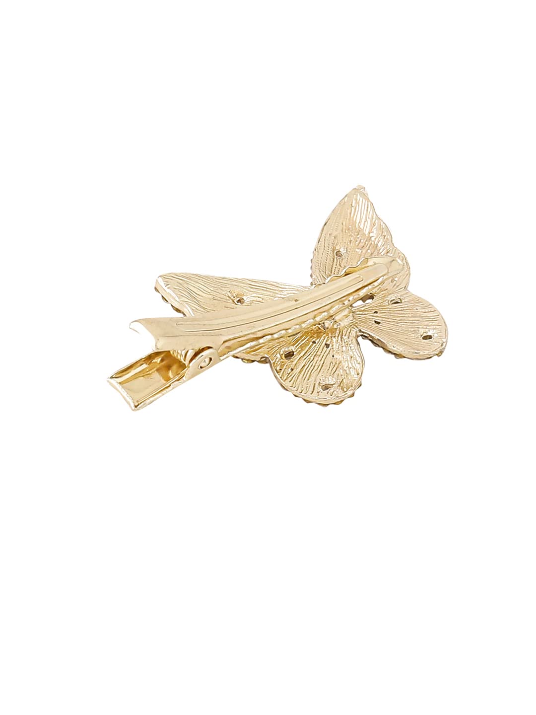 Yellow Chimes Hair Clips for Women Girls Hair Accessories for Women Golden Crystal Hair Clip Butterfly Hair Clips for Girls Hairclips Alligator Clips for Hair Pins for Women and Girls Gift for Women & Girls