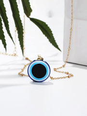 Yellow Chimes Pendant for Women and Girls Evil Eye Pendant For Women | Gold Chain with Evil Eye Pendant | Birthday Gift for girls and women