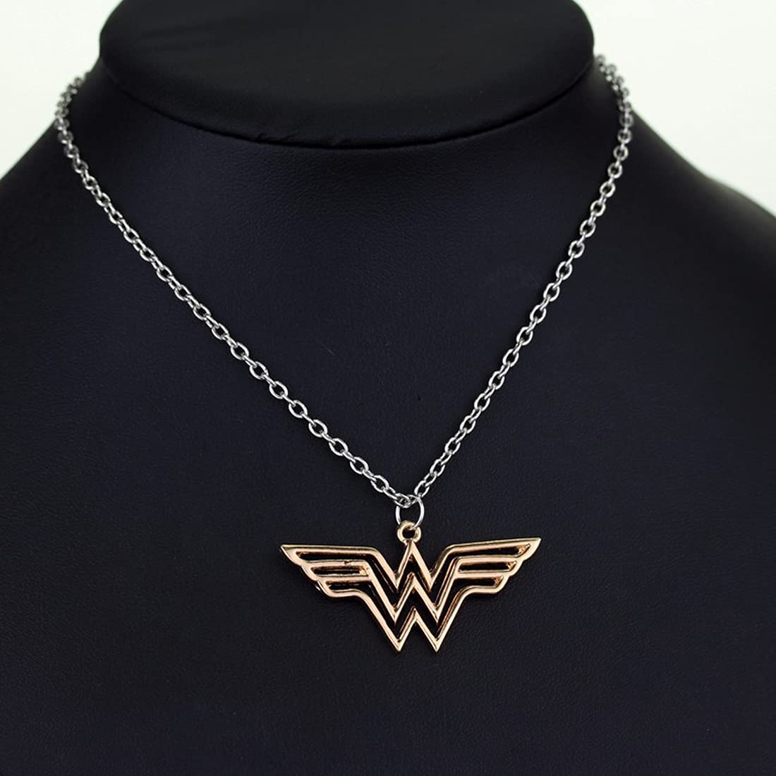 Yellow Chimes Elegant Latest Fashion Wonder Women Design Gold Plated Pendant for Women and Girls, Gold, Silver, Medium (YCFJPD-348WND-GL)