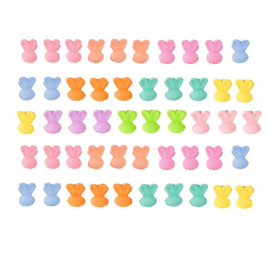 Melbees by Yellow Chimes Hair Clips for Girls Kids Hair Accessories for Girls Hair Claw Clips for Girls Kids Multicolor Small Claw Clip 50 Pcs Mini Hair Claw Clips for Girls Baby's Clutchers for Hair