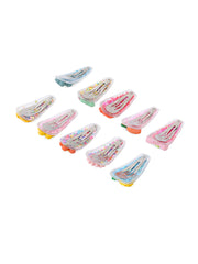 Melbees by Yellow Chimes Hair Clips for Girls Kids Hair Clip Hair Accessories for Girls Baby's 10 Pcs Glittering Cute Charactres Snap Hair Clips Tic Tac Clips Hairclips for kids Baby Teens & Toddlers