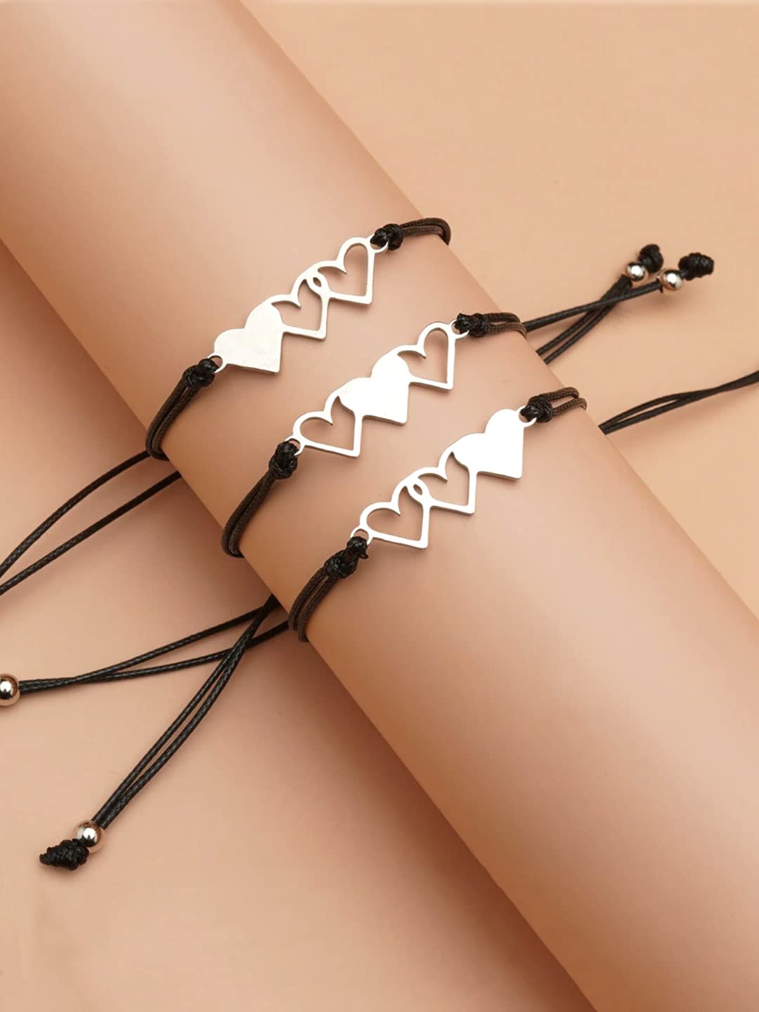 Infinity, Knot & Double Infinity Matching Bracelets (Set of 3)