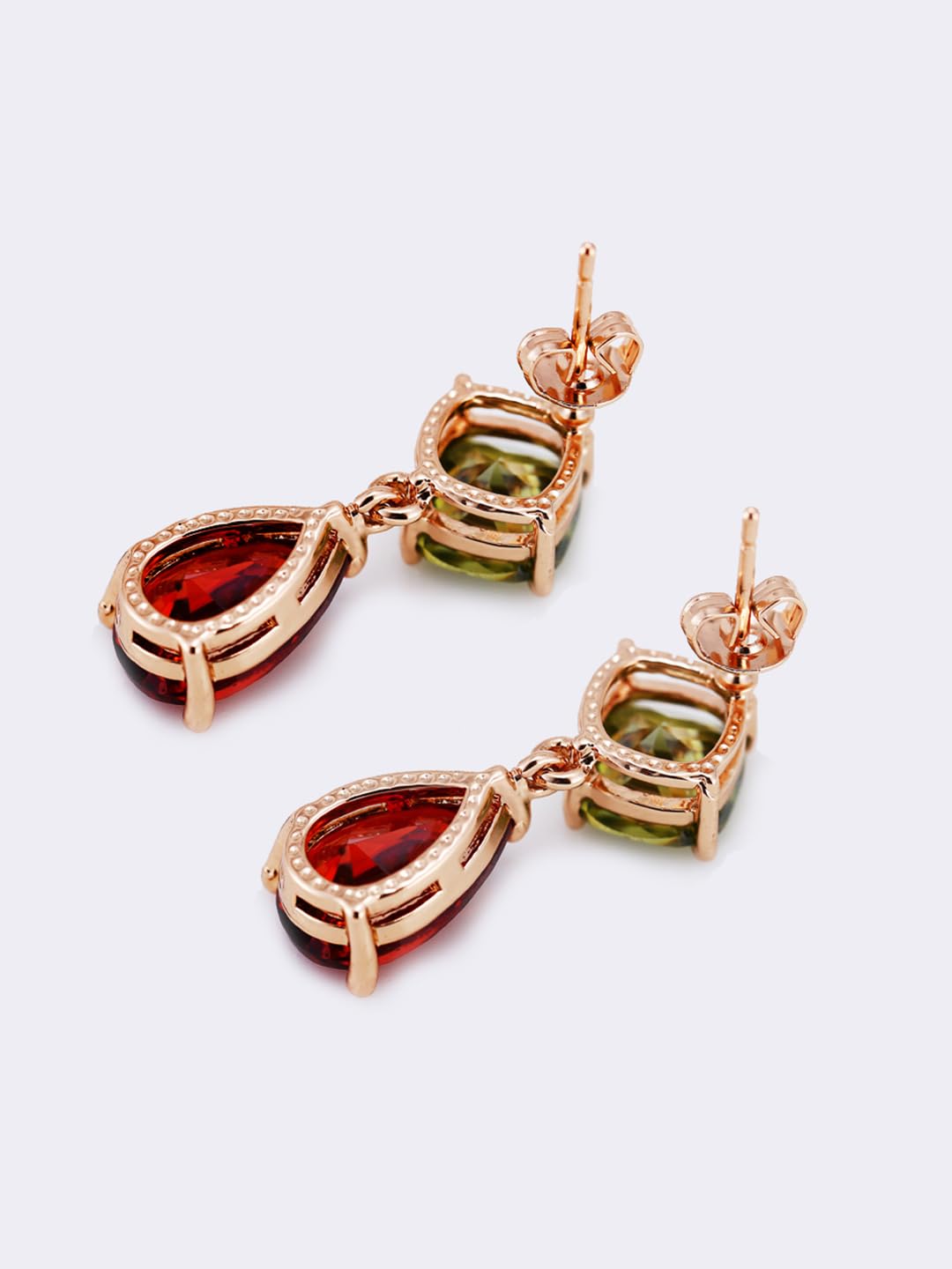 Kairangi Earrings for Women and Girls | Fashion Multicolor Stone Crystal Drop | Accessories Jewellery for Women Drop Earrings | Birthday Gift for Girls and Women Anniversary Gift for Wife