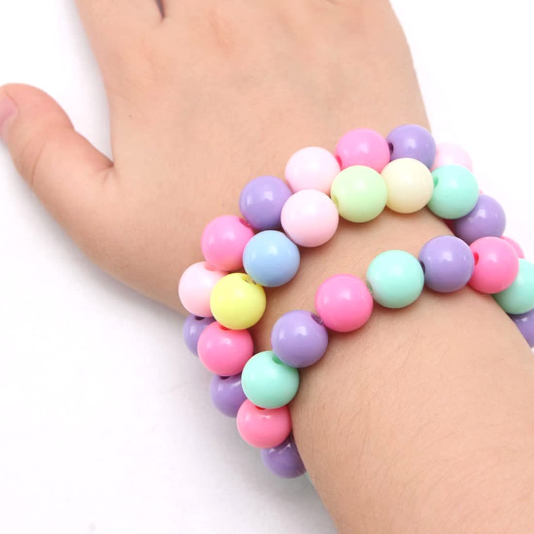 Melbees by Yellow Chimes Bracelet for Kids and Girls Beads Bracelets for Kids and Girls | Combo of 6pcs Beads Beaded Bracelet | Birthday Gift For Kids and Girls