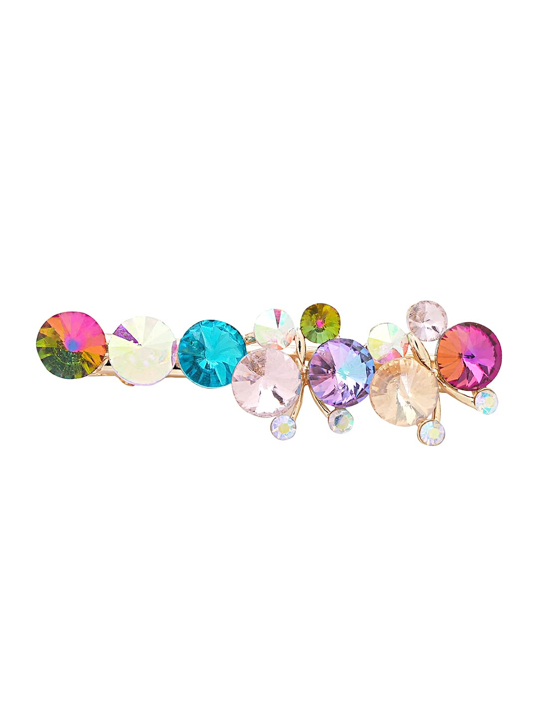 Yellow Chimes Hair Clips for Women Girls Hair Accessories for Women Multicolor Hair Clip Crystal Hair Clips for Girls Hairclips Alligator Clips for Hair Pins for Women and Girls Gift for Women & Girls