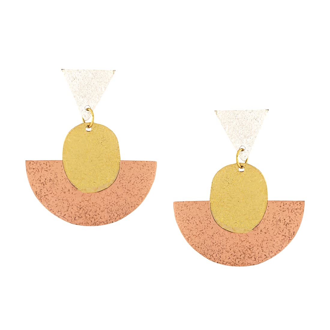 Yellow Chimes Earrings for Women and Girls | Gold Drop Earring | Gold Plated Drop | Geometric Shaped Western Drop | Accessories Jewellery for Women | Birthday Gift for Girls and Women Anniversary Gift for Wife