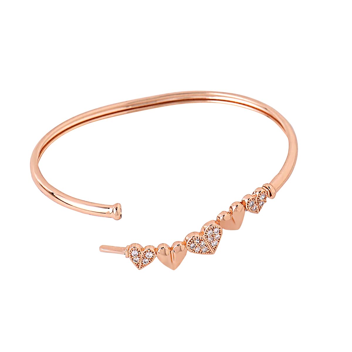 Linked Bangle Bracelets – Esmeralda Fine jewlery llc