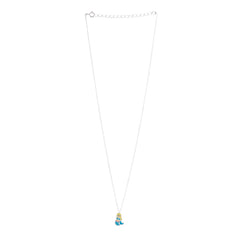 Raajsi by Yellow Chimes 925 Sterling Silver Pendant Set for Girls & Kids Melbees Kids Collection Mermaid Design | Birthday Gift for Girls Kids | With Certificate of Authenticity & 6 Month Warranty