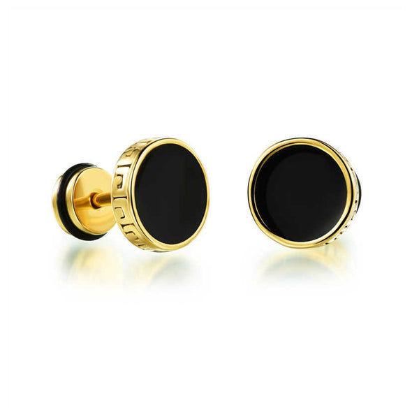 Men's Gold Earrings: Gold Hoops, Studs & More | JAXXON