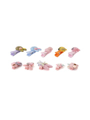 Melbees by Yellow Chimes Hair Clips for Girls Kids Hair Clip Hair Accessories for Girls Set of 10 PCS Cute Characters Tiny Aligator Clips Hair Clips for Baby Girls Baby Hair Clips For Kids Toddlers