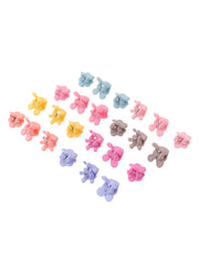 Melbees by Yellow Chimes Hair Clips for Girls Kids Hair Accessories for Girls Hair Claw Clips for Girls Kids Multicolor Small Claw Clip 50 Pcs Mini Hair Claw Clips for Girls Baby's Clutchers for Hair