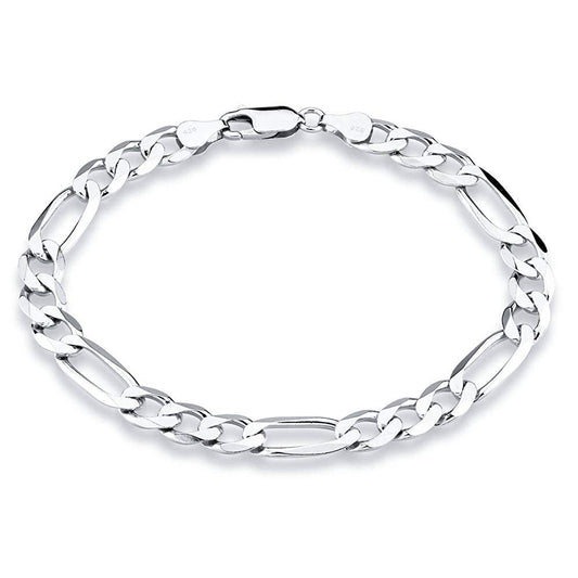 Yellow Chimes 92.5 Silver Bracelet for Men 92.5 Sterling Silver Hallmark and Certified Purity Silver Chain Bracelet for Men and Boys.